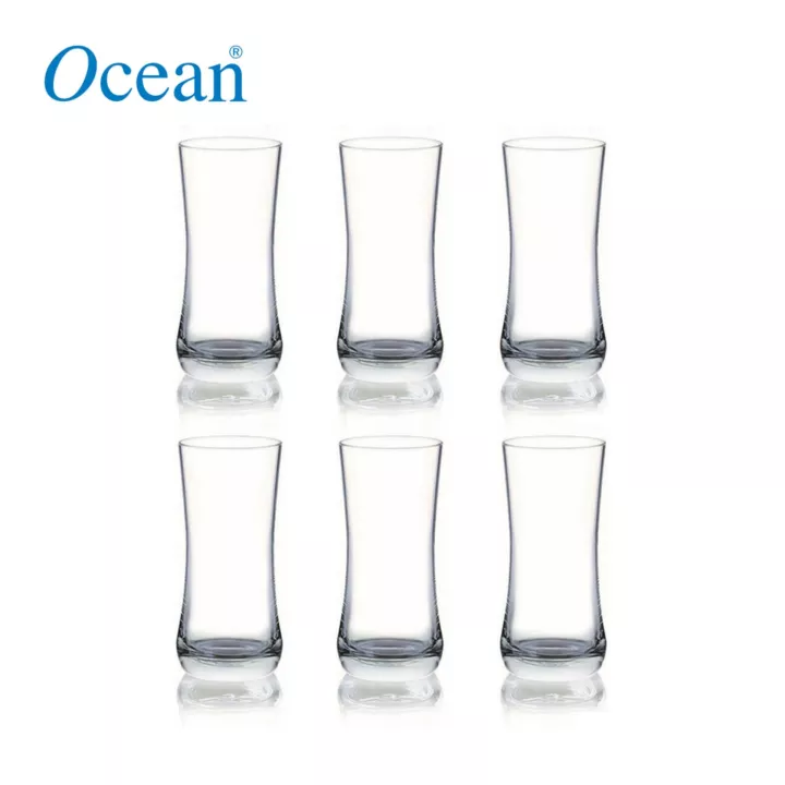 Ocean Glass Aloha Tumbler 9 3/4 Oz Set of 6