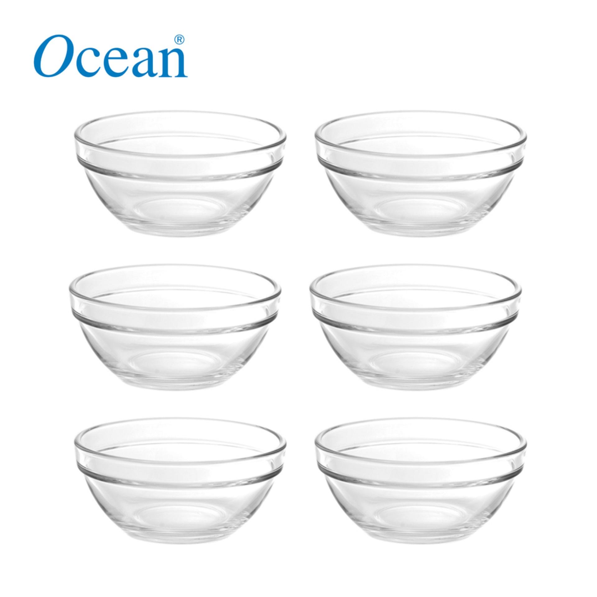 Ocean Glass Stack Bowl 6 Inches 15.2 cm Set Of 6