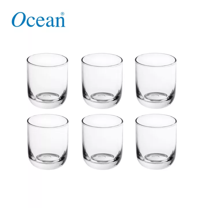 Ocean Glass Top Drink Tumbler 9 Oz Set of 6