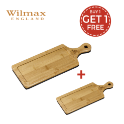 BUY  1 TAKE  1  Wilmax England Natural Bamboo Tray 13.4 ×4.7  Inches / 34 CM × 12 CM