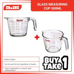 BUY 1 TAKE 1 Ibili Glass measuring Cup 500 ml.
