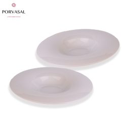 Porvasal Porcelain Plate Aro (White) Set Of 2