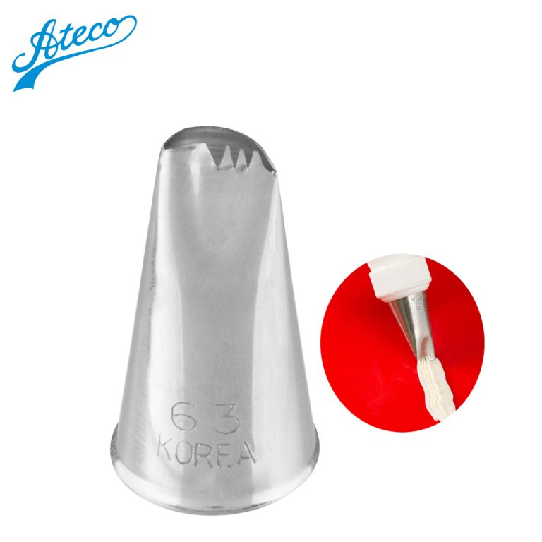 Ateco 63 Curved Petal Piping Tip World Class Concepts Corp. (WCCC)
