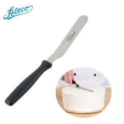 Ateco 1305 4 1/4" Blade Offset Baking / Icing Spatula with Plastic Handle