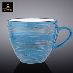 Wilmax England Porcelain Spiral Cup 7oz/190ml ( Set of 2)