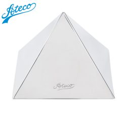 Ateco 4937 4 3/4" x 3 1/4" Stainless Steel Large Pyramid Mold