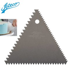 Ateco Aluminum 4 1/4" x 4 1/4 Decorating and Icing Comb