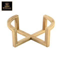 Wilmax England Natural Bamboo Bowl Stand 10.5X4.5 Inch 27X11.5Cm