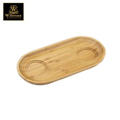 Wilmax England Natural Bamboo Saucer Oval 12x6 Inch 30.5x15cm