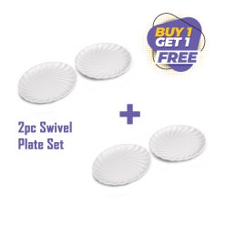 Lifestyle Fine Porcelain Swivel Plate (BUY 1 TAKE 1)