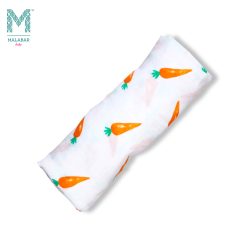 Malabar Baby Organic Muslin Single Swaddle - Carrot