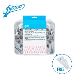 Ateco Pastry Tube Set - (Free Pastry Bag 30cm/50cm)