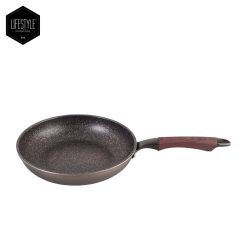 Lifestyle Vintage Stone Marble Non-Stick Forged Aluminum Open Frypan 26CM