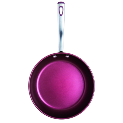 Prestige Prism Induction Aluminum Open Skillet Fry Pan Eggplant  30 cm