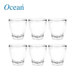 Ocean Glass Caffé Latte 260 mL 9 Oz. Set Of 6