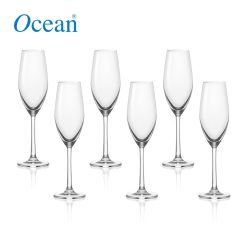 Ocean Sante Flute Champagne 7 1/4 oz. (210 ml) Set of 6.