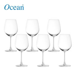 Ocean Glass Madison Bordeaux 600 mL / 21 Oz. Set Of 6