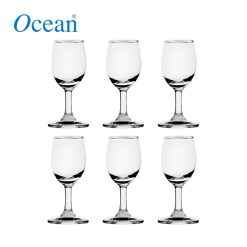 Ocean Glass Classic Liqueur 2 Oz (59ml) Set of 6