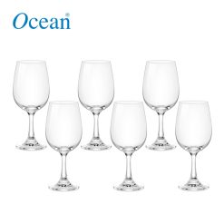 Ocean Glass Society White Wine 210 mL /  7 Oz. Set Of 6