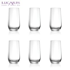 Lucaris Hong Kong Hip Long Drink 15.5 Oz. / 460 mL Set of 6
