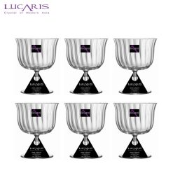 Lucaris Rims Orient Lotus 9 Oz. / 260 mL Set of 6