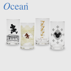 Ocean Glass Mickey BOHO Drinking Glass 315ml Design 1 - Set of 4