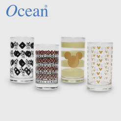 Ocean Glass Mickey BOHO Drinking Glass 315ml Design 2 - Set of 4