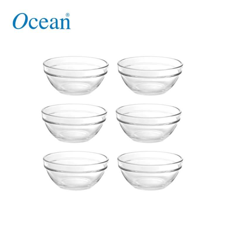 Ocean Glass Stack Bowl 4 Inches / 10.2 cm World Class Concepts Corp