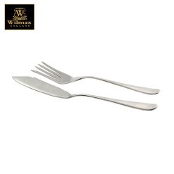 Wilmax Stella Fish Serving Knife 11'' and Fish Serving Fork 10.5'' Set of 2 (Colour Box)