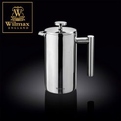 Wilmax England Double Wall French Press 34 Oz. / 1000 mL in Colour Box