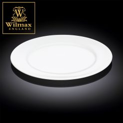Wilmax England Round Rim Dessert Plate 10.4  / 26.5 cm  Porcelain ( Set of 6 )