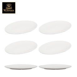 Wilmax England Oval Platter Porcelain  ( Set of 6 )