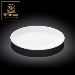 Wilmax England Round Coupe Rolled Rim Base Dessert Plate 7  / 17.78 cm Set of 6