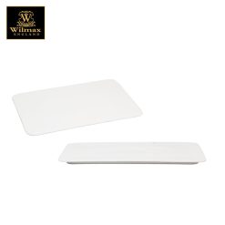 Wilmax Flat Platter Porcelain ( Set of 2 )