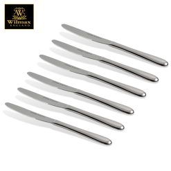 Wilmax Stella Dinner Knife 8.5 inches / 22 cm Set of 6 (Colour Box)