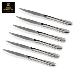 Wilmax Stella Steak Knife  9.25'' / 23 cm Set of 6 (Colour Box)