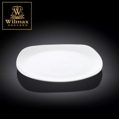 Wilmax England Square Coupe Bread Plate 6.7  Inches / 17 CM Set of 6