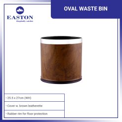 Easton Oval Waste Bin (Brown)