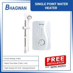 Bhagwan Electric Water Heater set Single Point BHC-3500 2021 Model (Shower Heater)