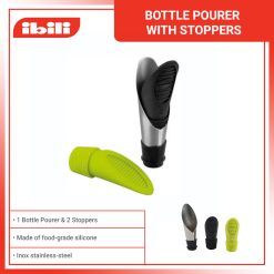 Ibili Bottle Pourer with 2 Silicone Stoppers