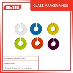 Ibili Glass Marker Rings (Set of 6)