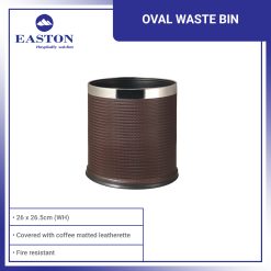 Easton Oval Waste Bin Double Layer | 10 Liters