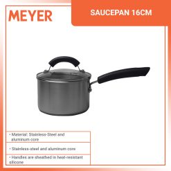 Meyer Centennial Stainless Steel Covered Saucepan 18cm / 3QT