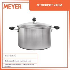 Meyer Centennial Stainless Steel Covered Stock Pot 24cm / 6.2L