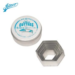 Ateco USA Plain Hexagon Cutter Set of 6